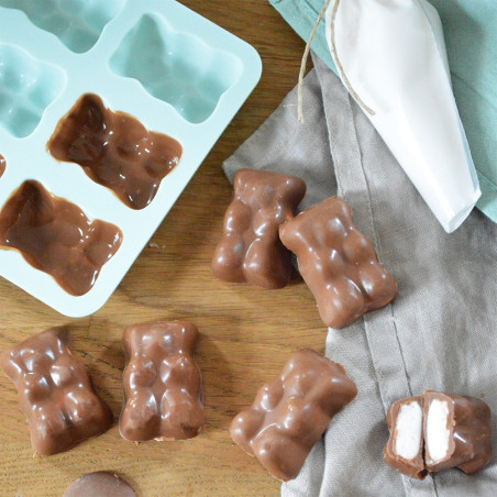 My adventurer’s snack pack - FREE 350ml insulated water bottle: Teddy bear marshmallow chocolate