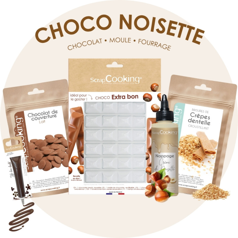 Hazelnut Chocolate Bar Kit | ScrapCooking®