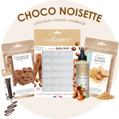 Hazelnut Chocolate Bar Kit | ScrapCooking®