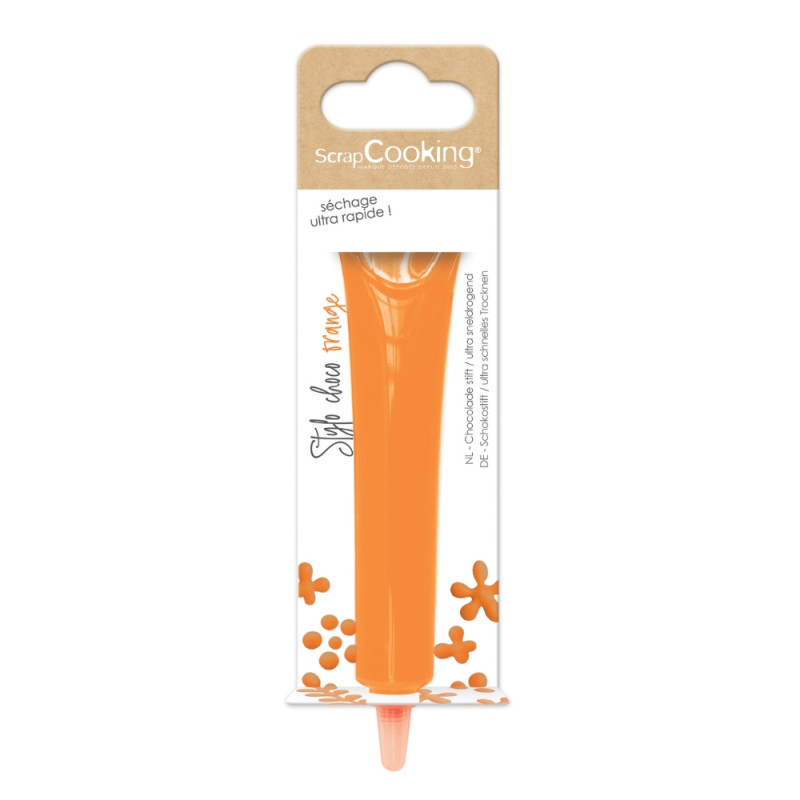 Choco taste pen - orange 25g - ScrapCooking