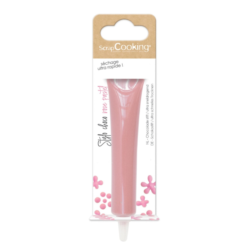 Choco taste pen - pastel pink 25g - Scrapcooking