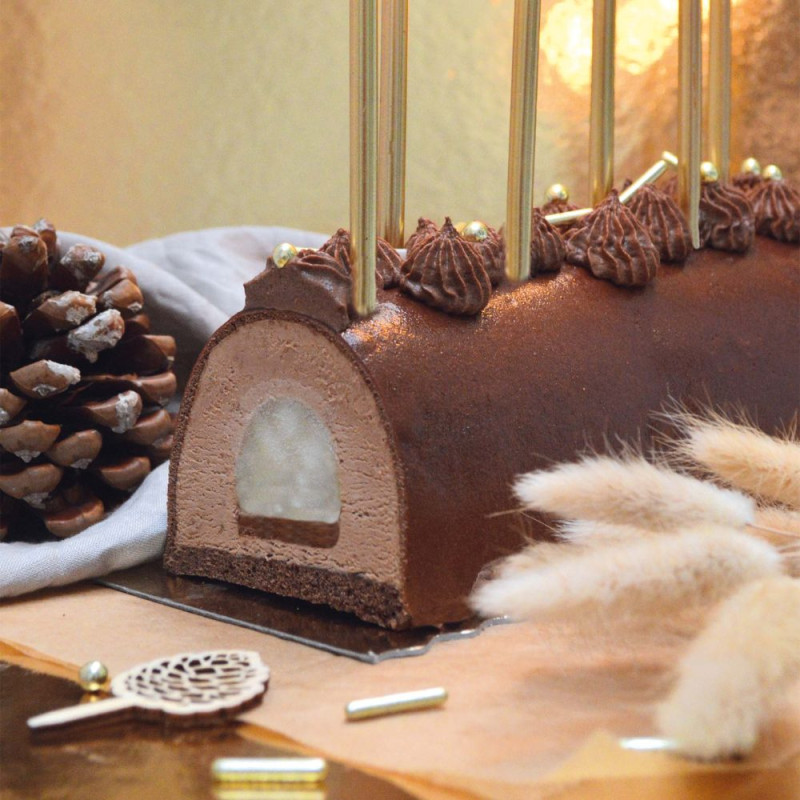 Moûle bûche en silicone