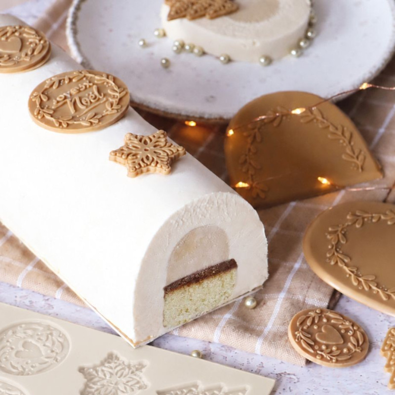 Moule bûche du Noël traditionnelle
