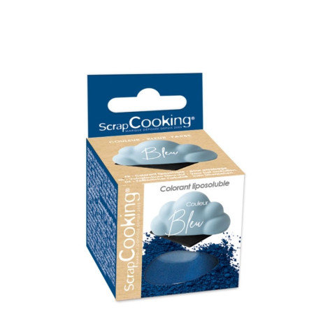 Fat-soluble blue food colouring - ScrapCooking