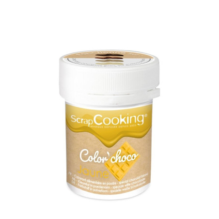 Color'choco liposoluble jaune - ScrapCooking