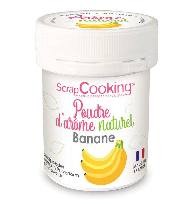 4448 Pot de poudre d'arôme naturel banane