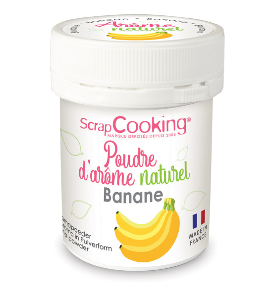 4448 Pot de poudre d'arôme naturel banane