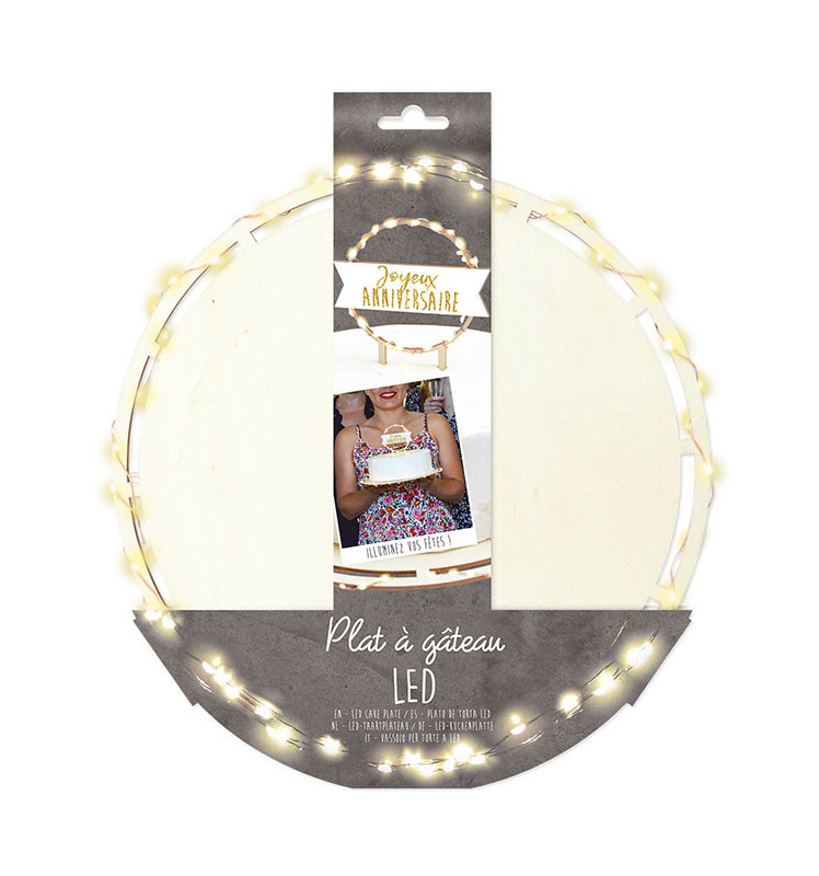Plat led lumineux rond réf.4950
