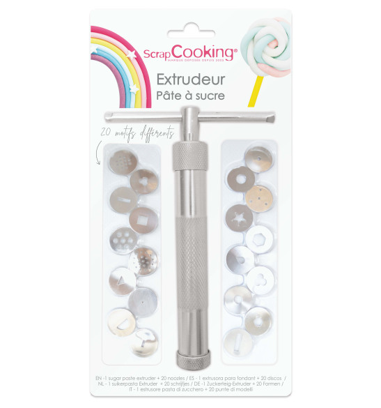 Sugar paste extruder - ScrapCooking®