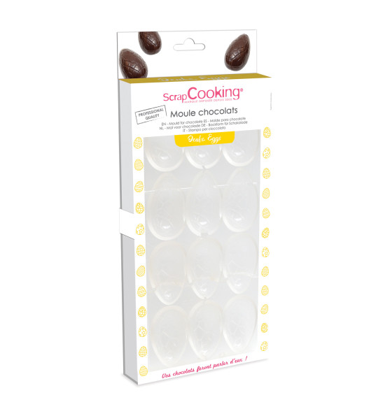 Moule rigide chocolat œufs réf.6753
