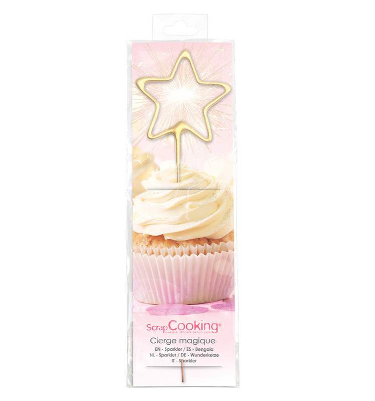 Sparkler star - ScrapCooking®