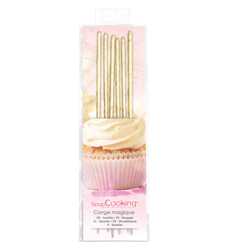 6 sparklers - ScrapCooking®