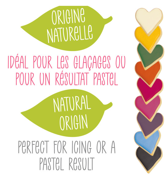 9 colorants d'origine naturelle en poudre réf.4271