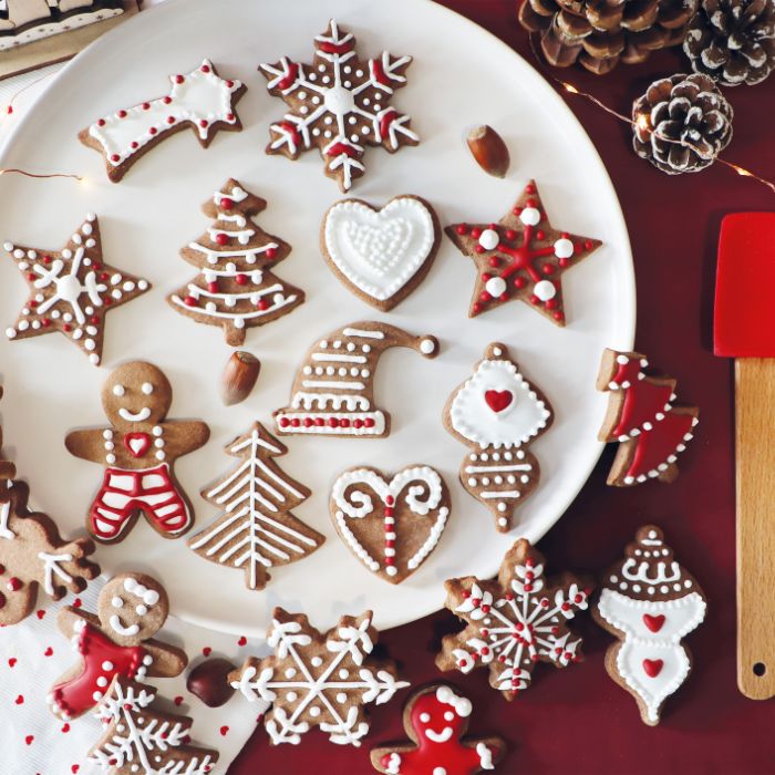 Tout pour préparer des gâteaux de Noël