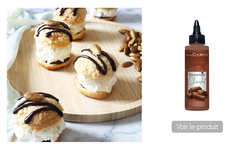 Profiteroles vanilles chocolat