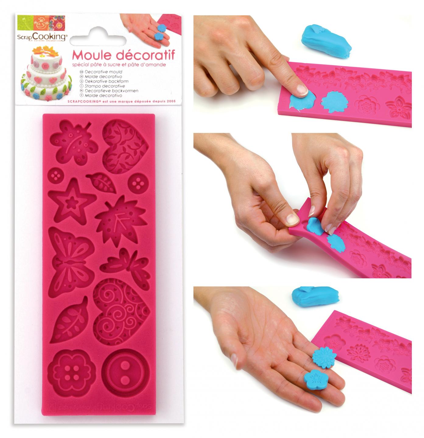 Moulage de la pâte à sucre