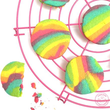 Recette rainbow cookies 
