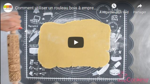 Comment utiliser un rouleau bois à empreintes ?