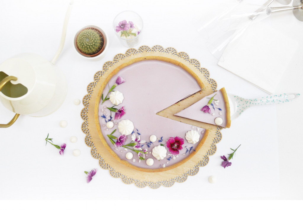 Tarte panna cotta chocolat blanc/fruits rouges