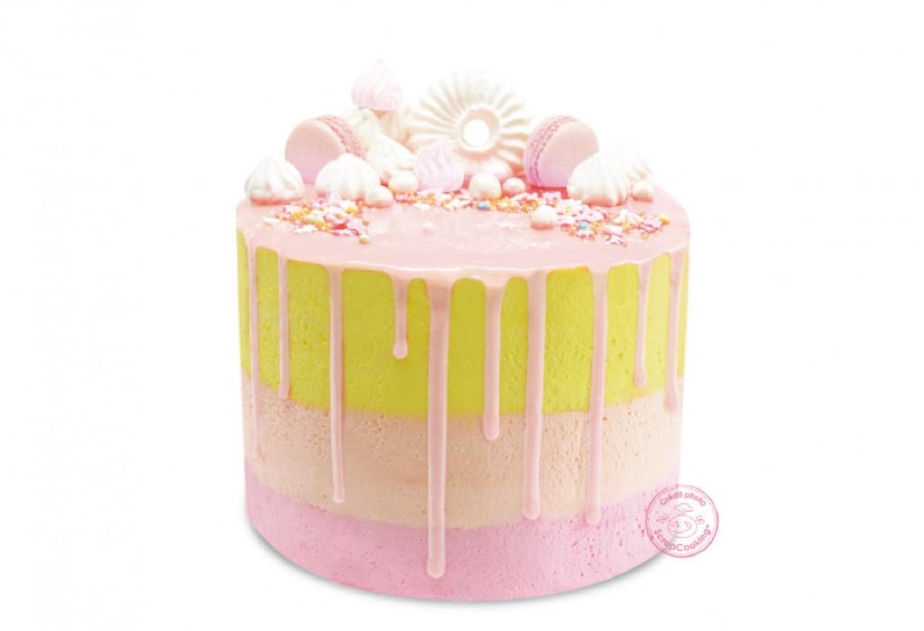 Drip Cake passion framboise