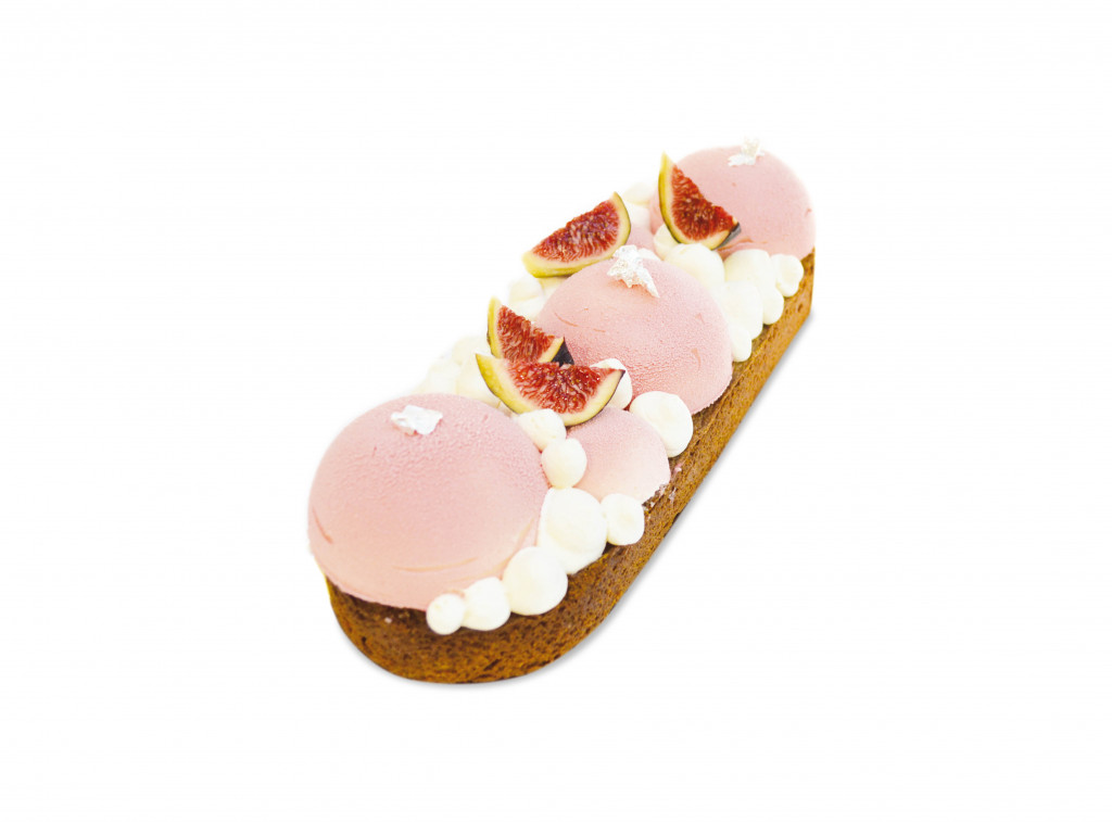 Bûche figues/chocolat blanc