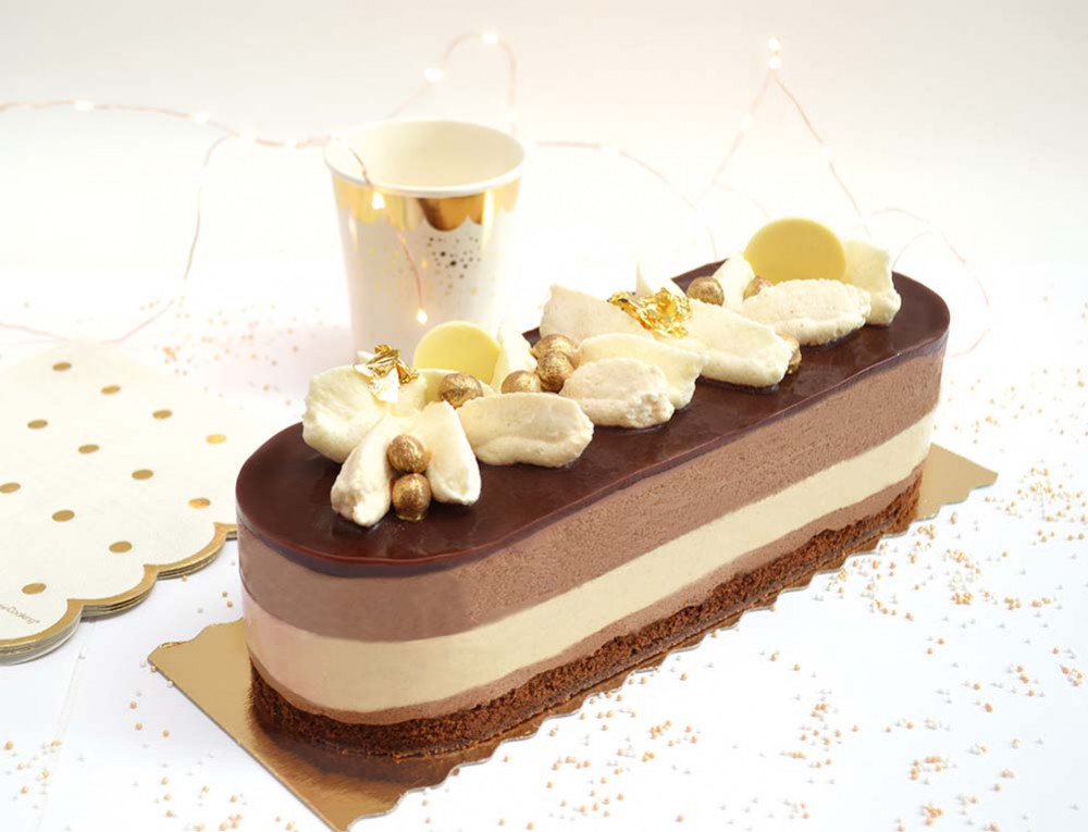 Recette entremets chocolat poires 