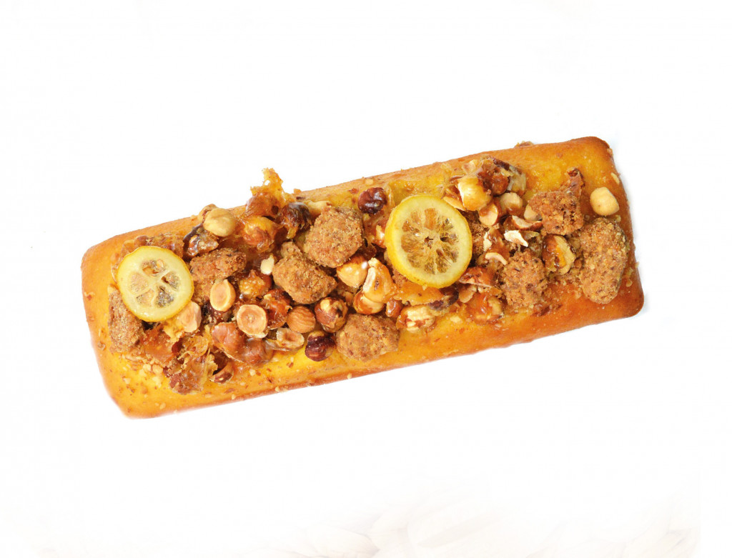 Cake citron noisettes