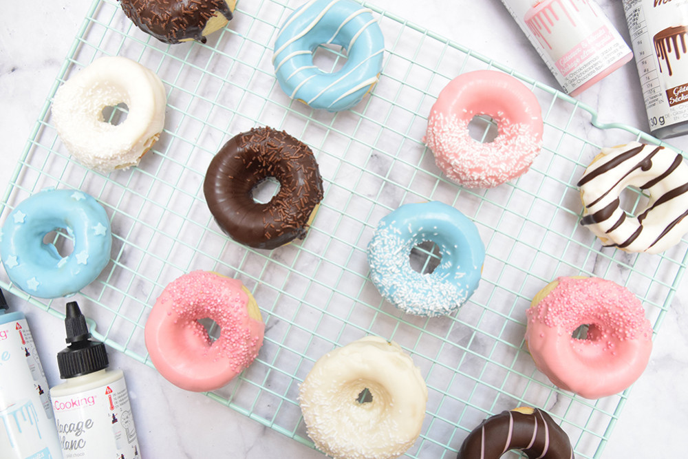 Donuts au four glaçage facile