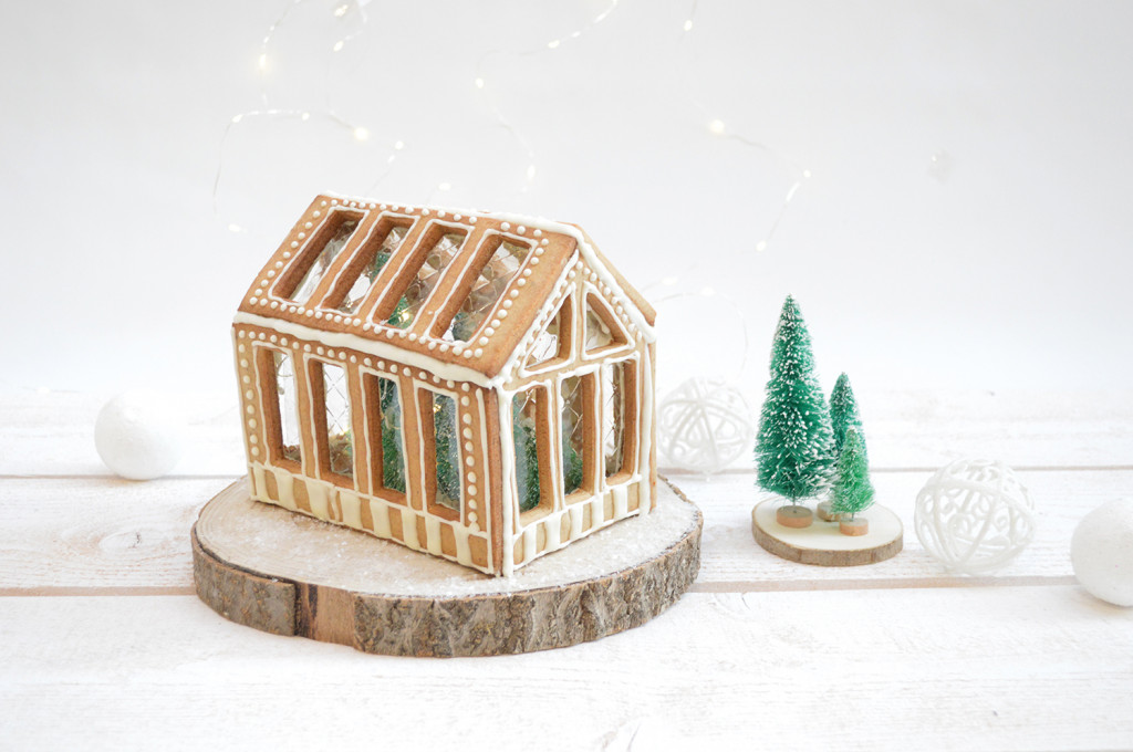 Recette maison pain d'épices - Gingerbread greenhouse