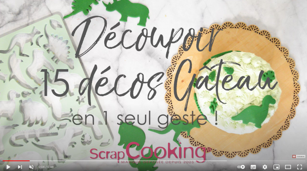 Plaque découpoir multi, 15 décos gâteau animaux en 1 seul geste !