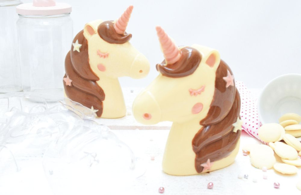 Recette licorne chocolat 3D 