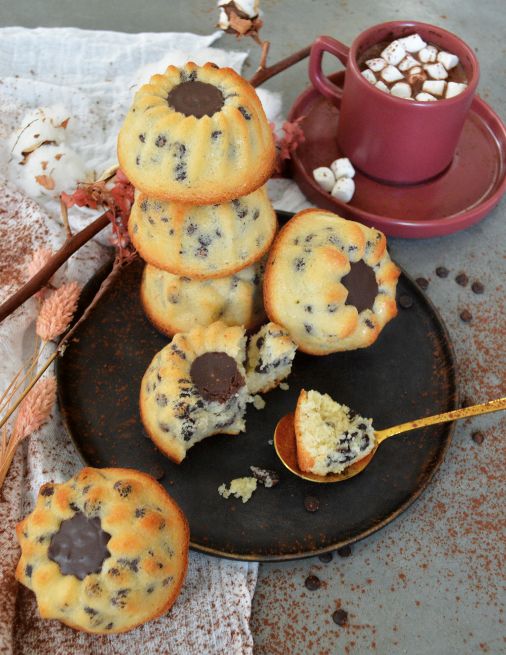 Recette financiers tigrés