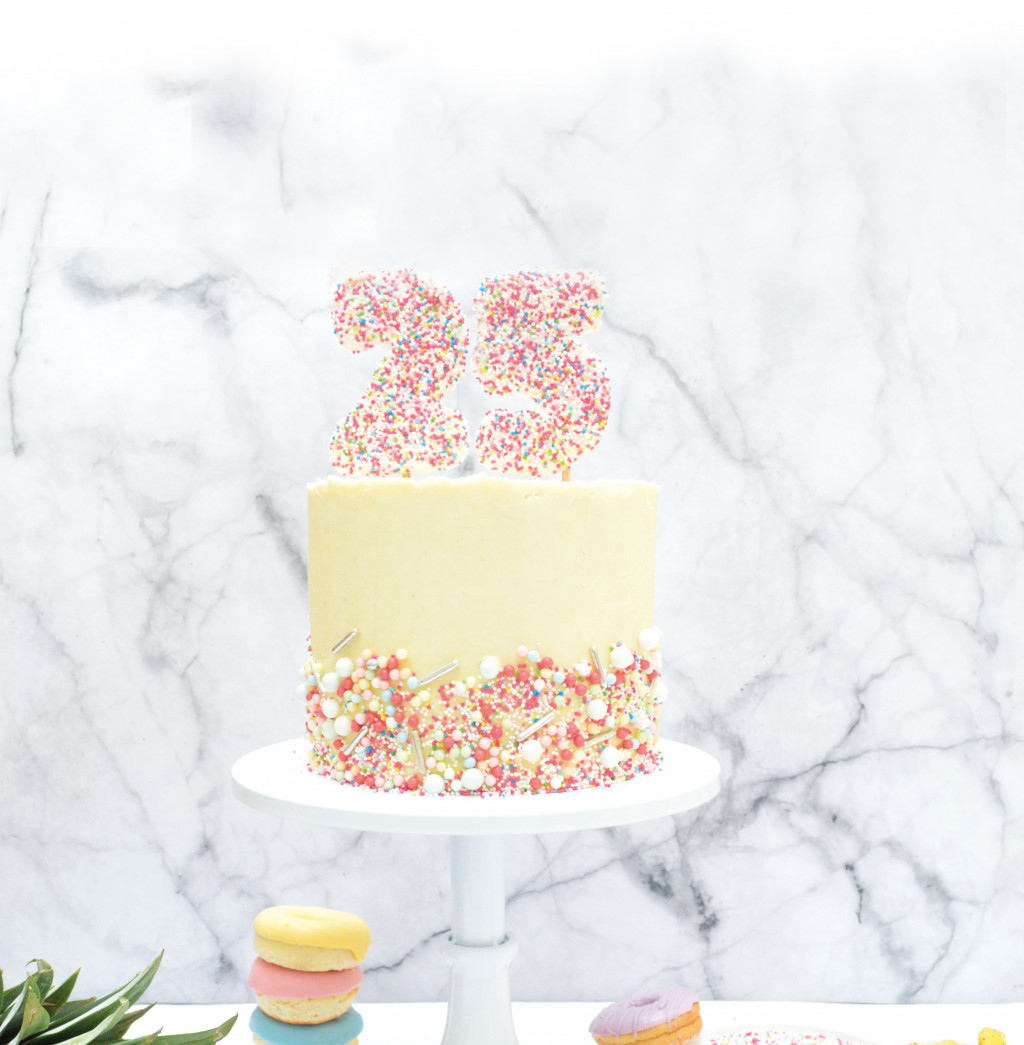 Recette gâteau d'anniversaire confettis