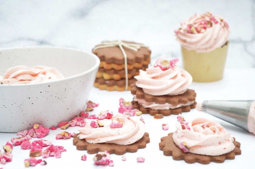 Recette ganache aux pralines roses