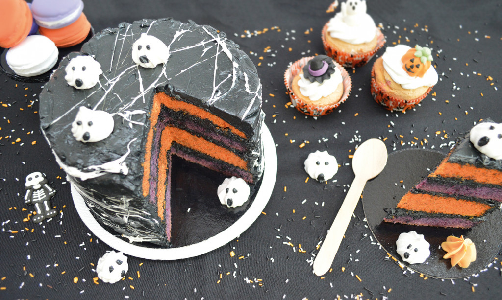 Recette layer cake Halloween 
