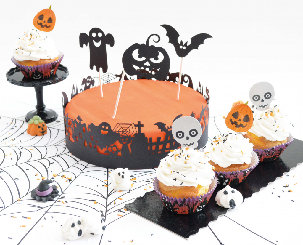 Recette et déco de gâteau Halloween facile