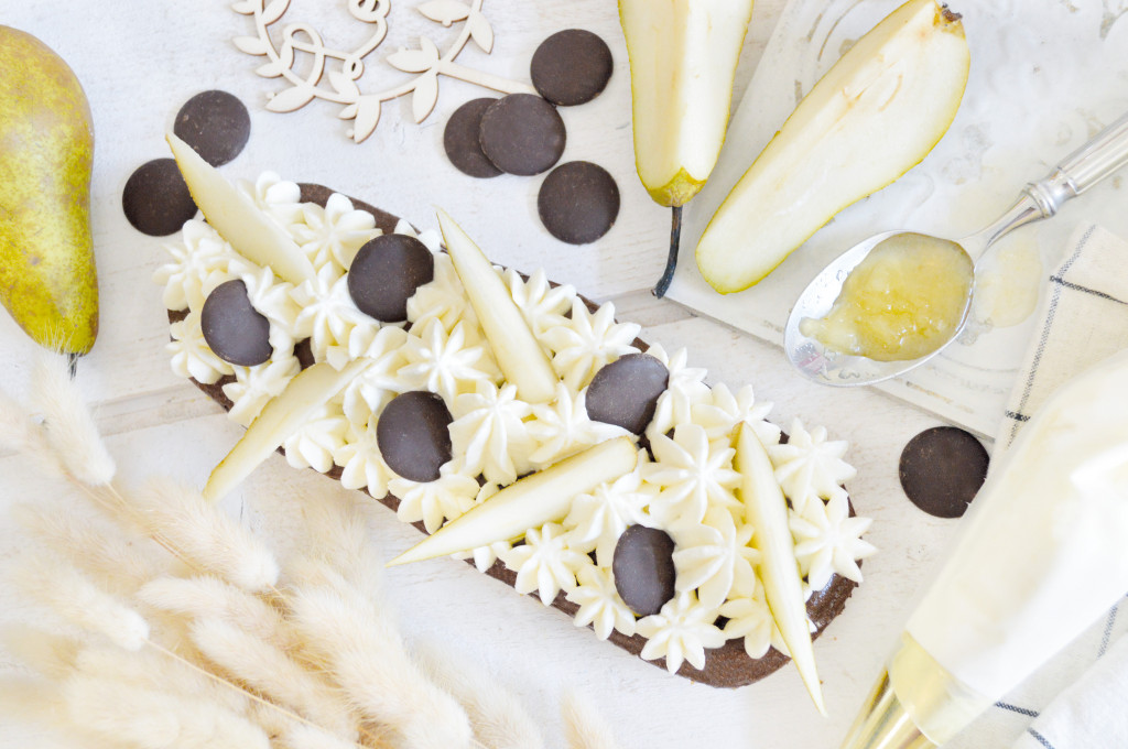 Recette gâteau poires chocolat facile