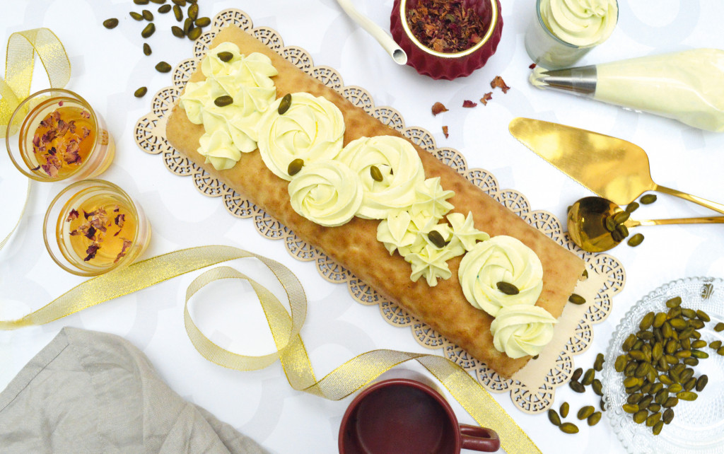 Recette du roulé 100% pistaches