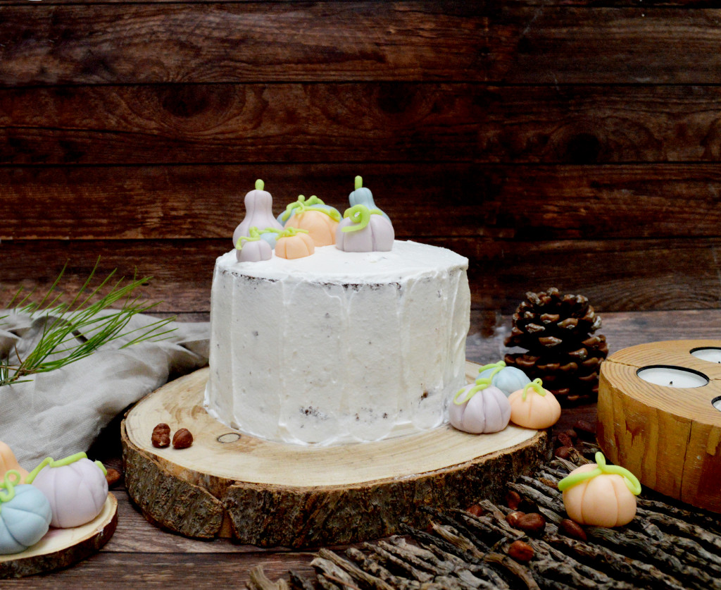 Recette layer cake Halloween déco citrouilles