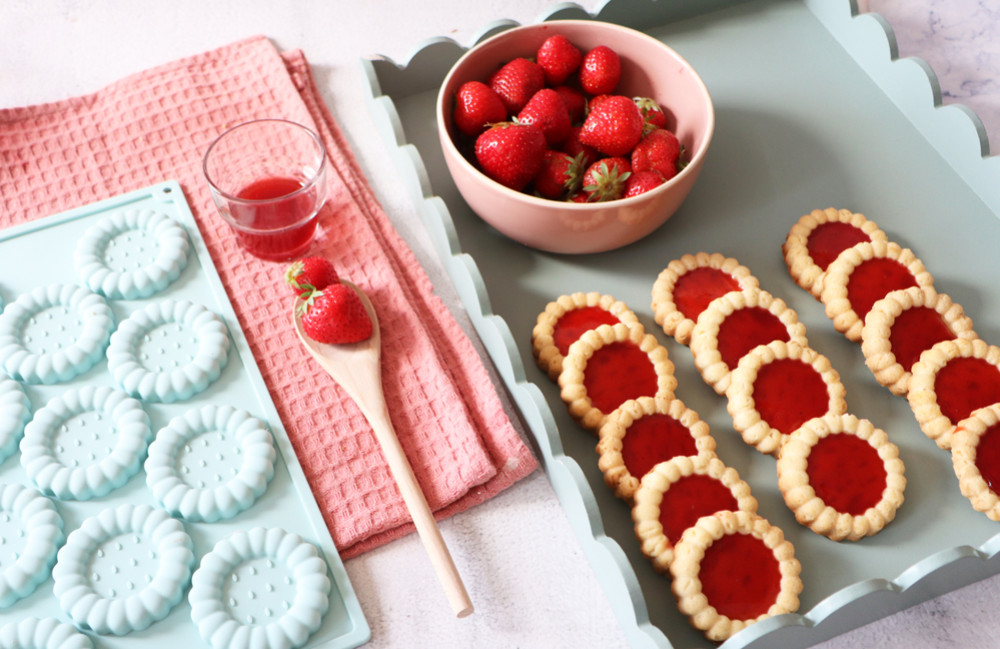 Recette biscuits tartelettes aux fraises