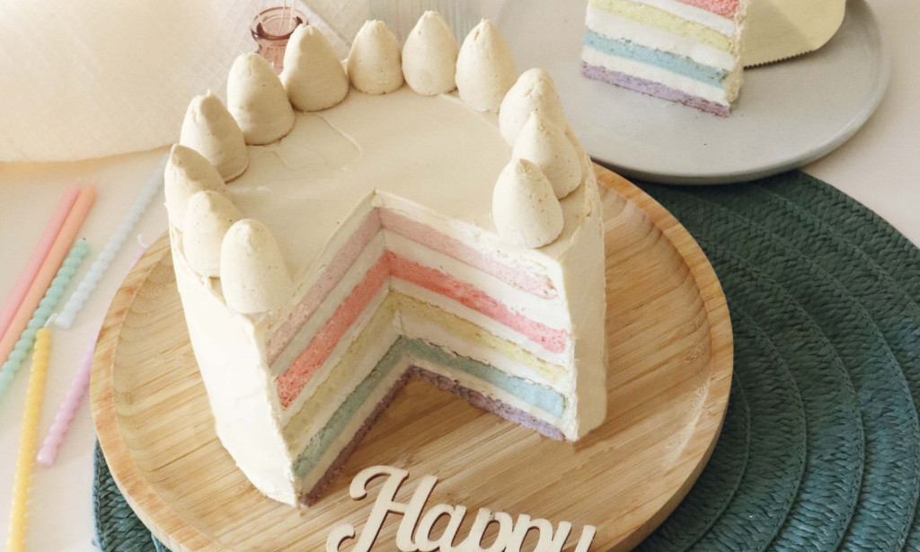 Recette Rainbow cake Pastel 