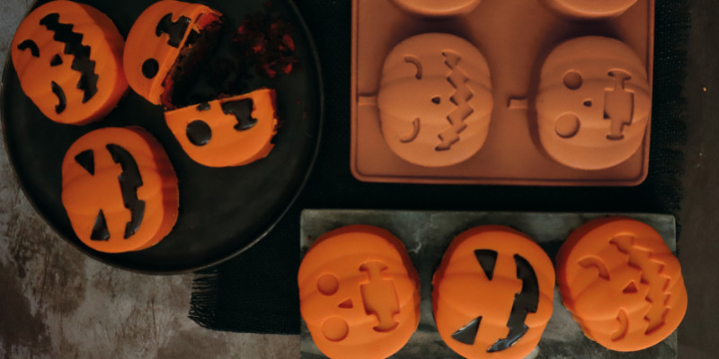 Recette Marbrés Citrouille Halloween avec coque en chocolat