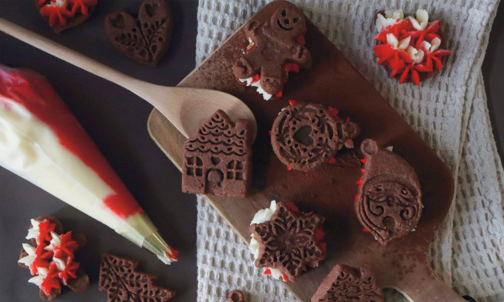 Recette biscuits de Noël glaçage façon sucre d'orge