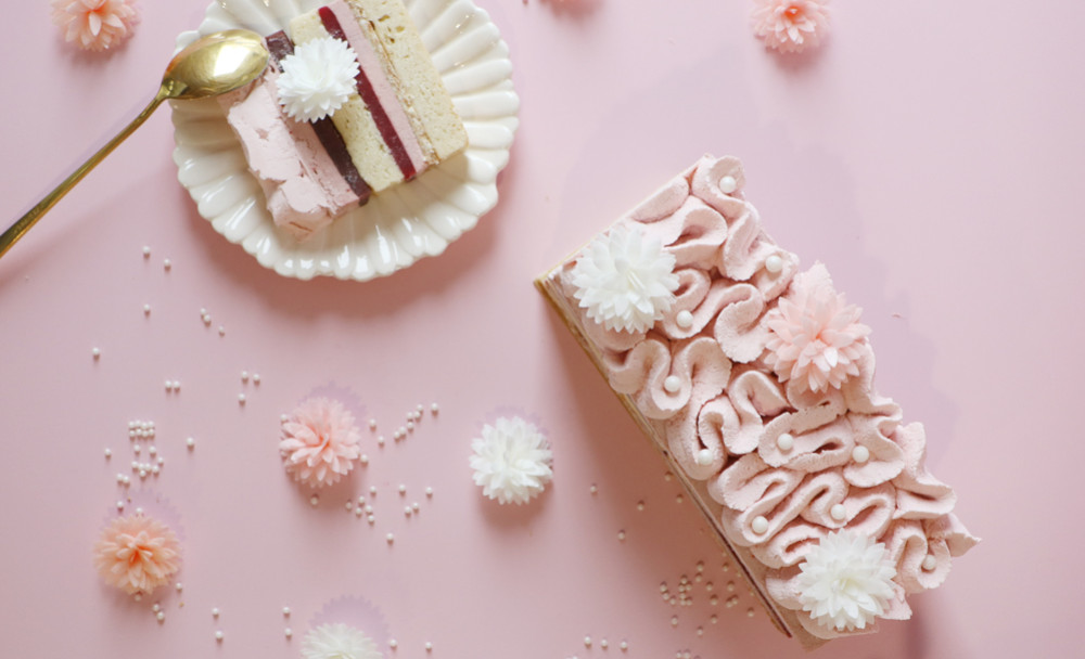 Recette layer cake Framboise Noix de coco