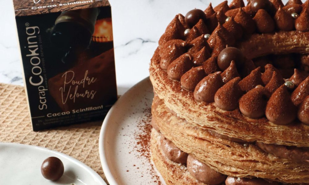 Recette du mille-feuille chocolat et noisette