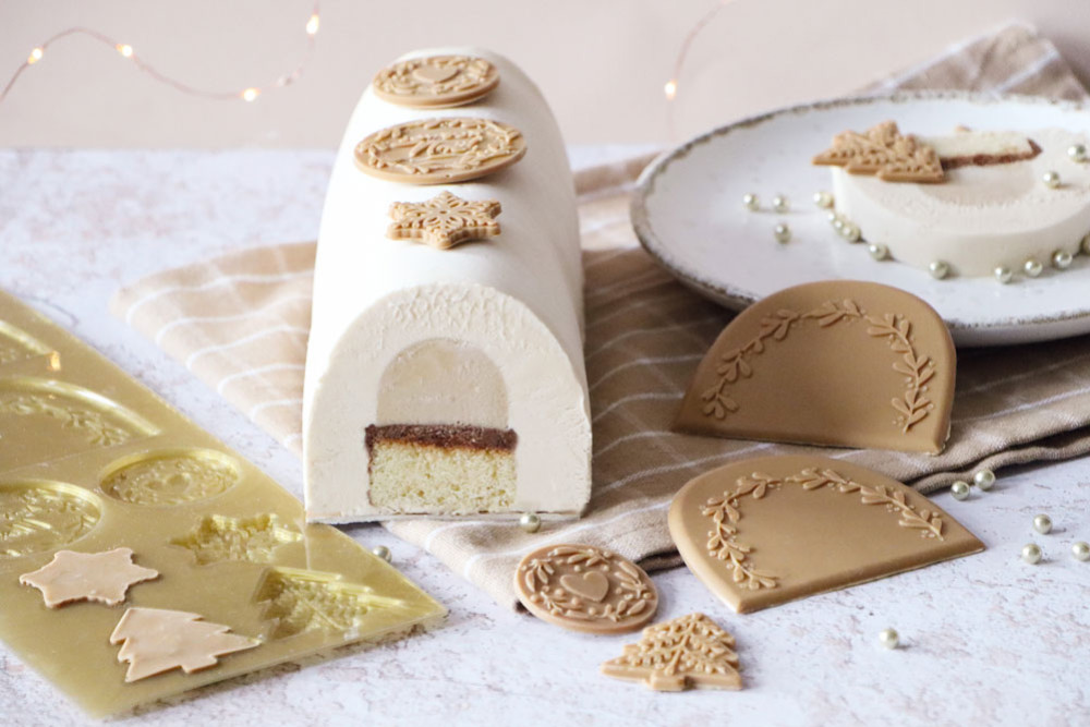 Recette bûche chocolat café et biscuit madeleine