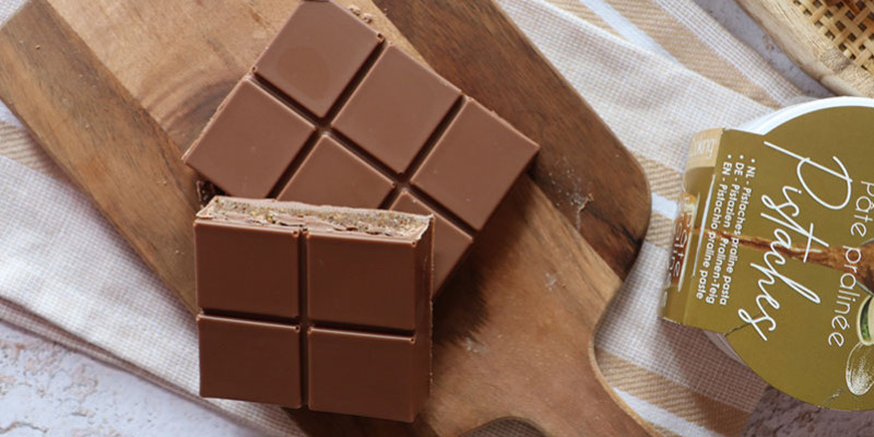 Recette de tablette de chocolat à la pistache