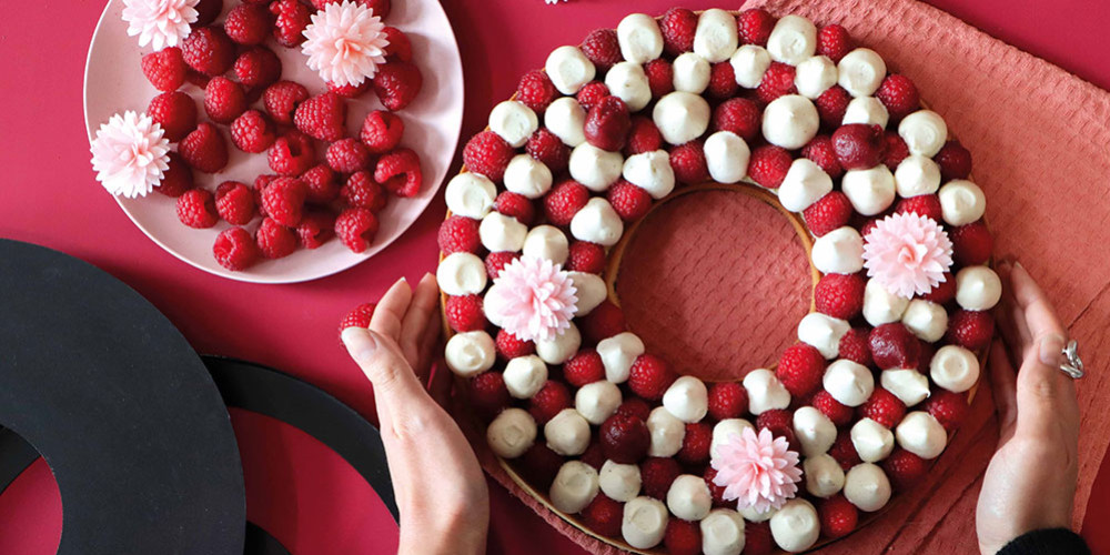 Recette facile tarte aux framboises ganache chocolat blanc
