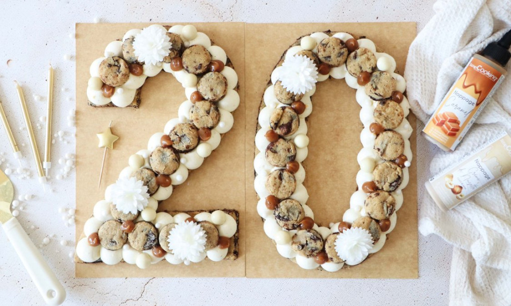 Recette Number cake cookies Bueno