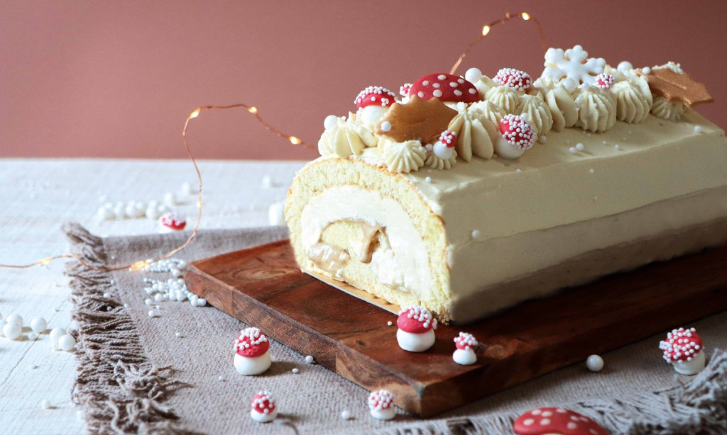 Recette bûche roulée façon Kinder bueno 